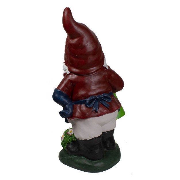 Gardener Gnome With Watering Can Outdoor Garden Statue