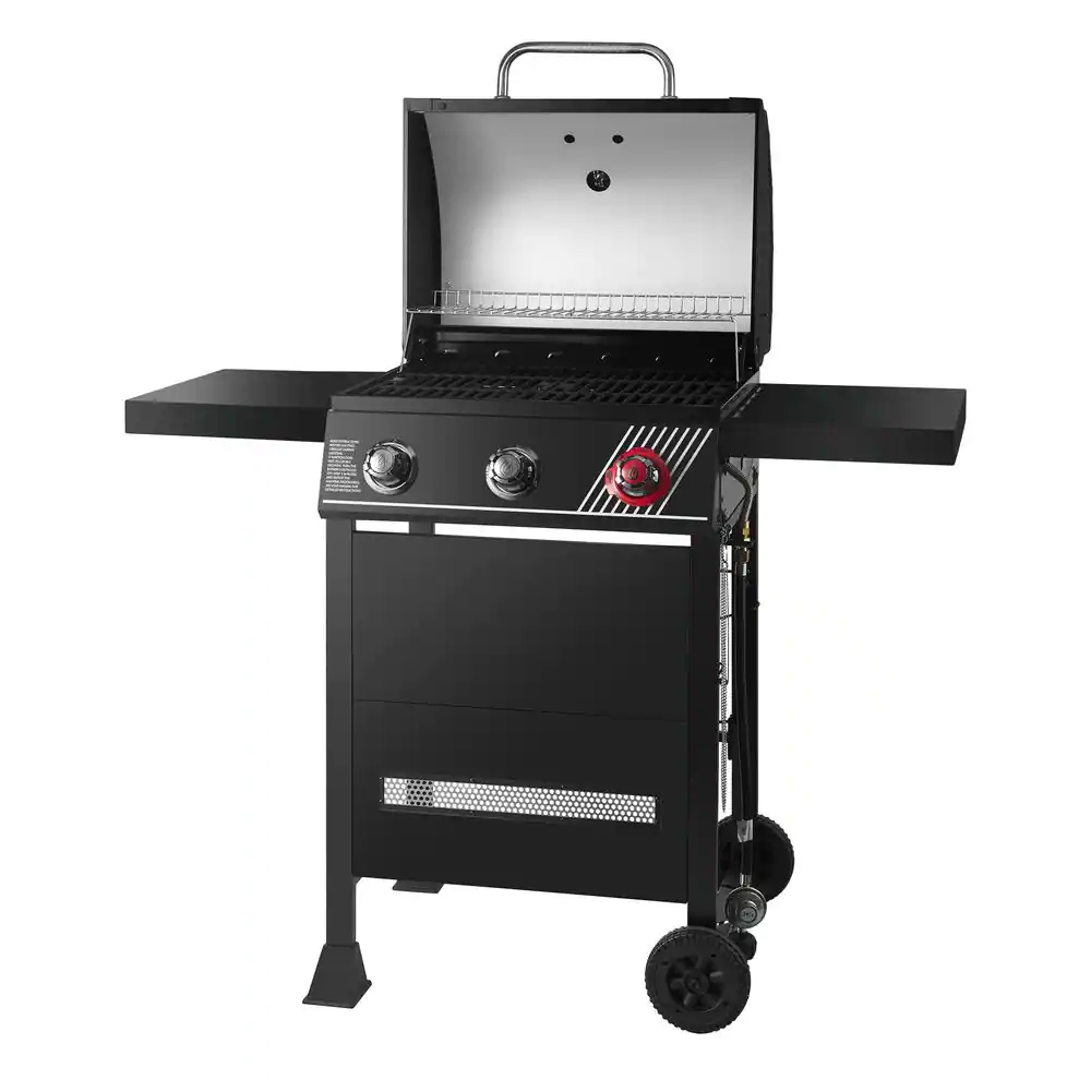 Dyna-Glo DGH353CRP 3-Burner Propane Gas Grill in Matte Black with TriVantage Multi-Functional Cooking System