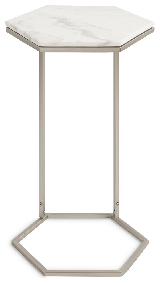 Trillion Metal Accent Table   Modern   Side Tables And End Tables   by Uniek Inc.  Houzz