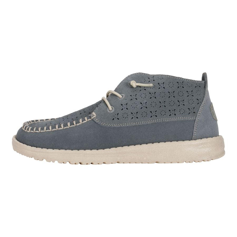 Wendy Mid Suede Boho - Grey
