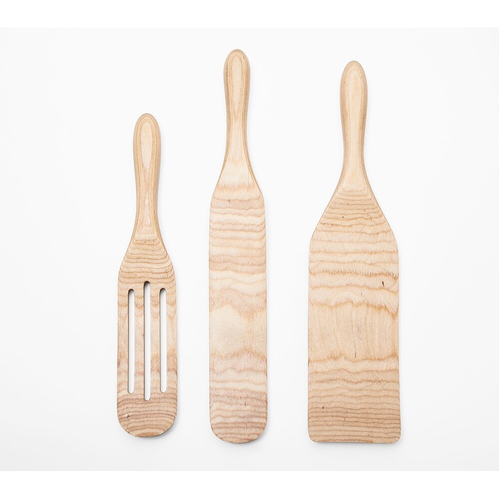 Mad Hungry 3 PC Pakka Wood Spurtle Set Model