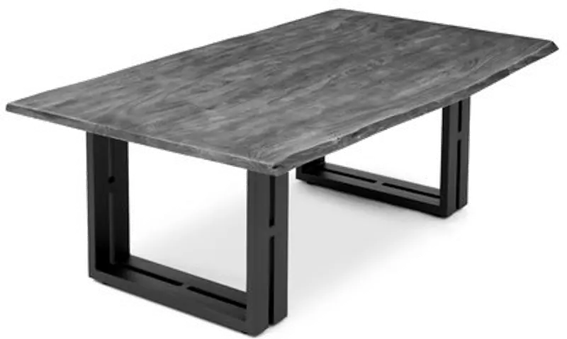 Copenhagen Gray Live Edge Coffee Table