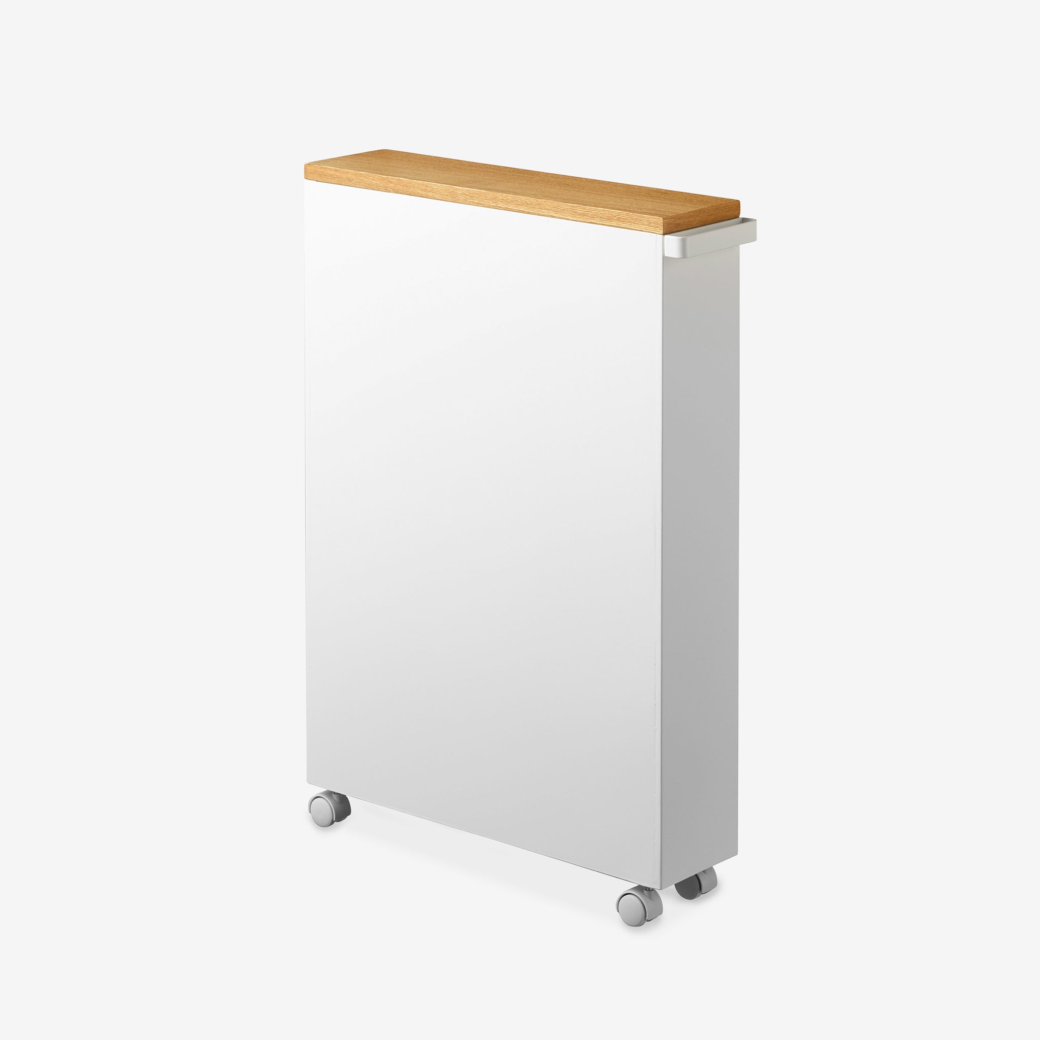 Rolling Slim Bathroom Cart With Handle