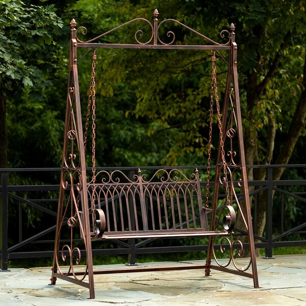 Iron Swing Bench 