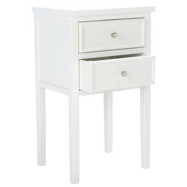 SAFAVIEH Toby White End Table - 16.9