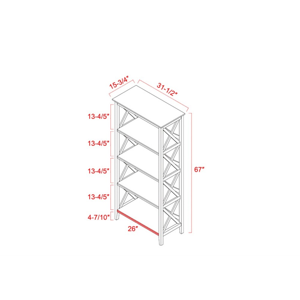 4 Tier Bookcases