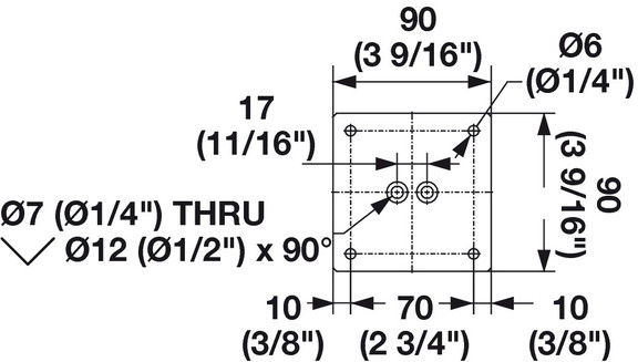 Hafele Mini Leg  Square