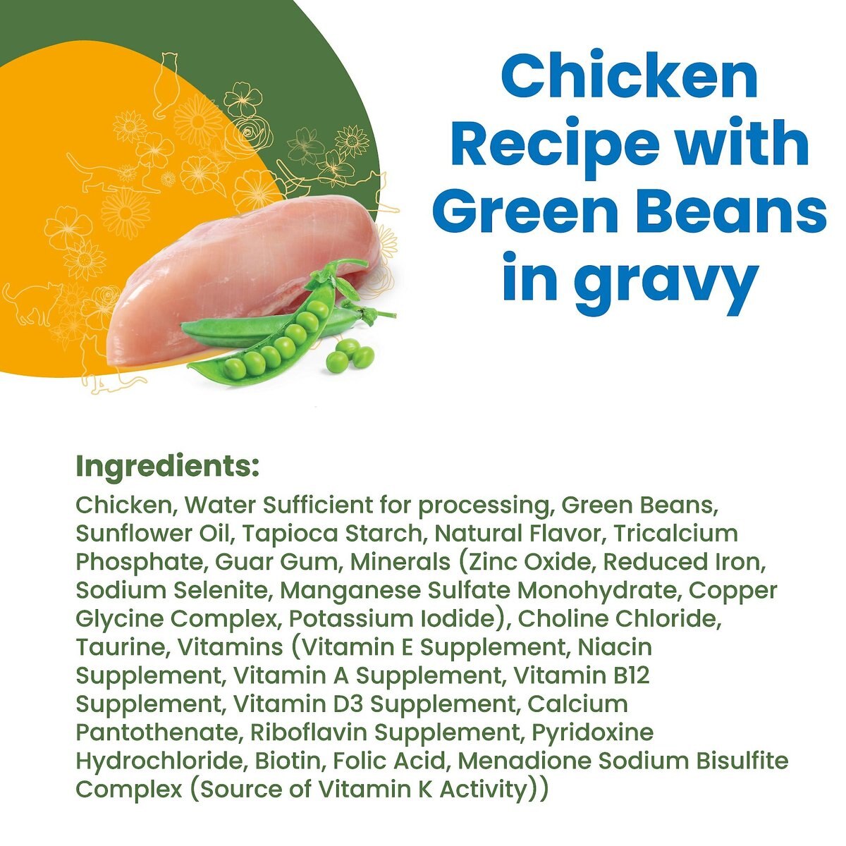 Almo Nature Complete Chicken Recipe with Green Beans Grain-Free Canned Cat Food