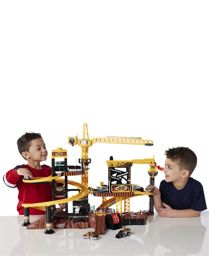 Fast Lane Lights and Sounds Construction Playset  Created for You by Toys R Us