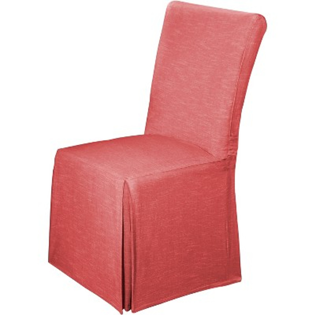 Red Chambray Dining Room Chair Slipcover - Madison Industries