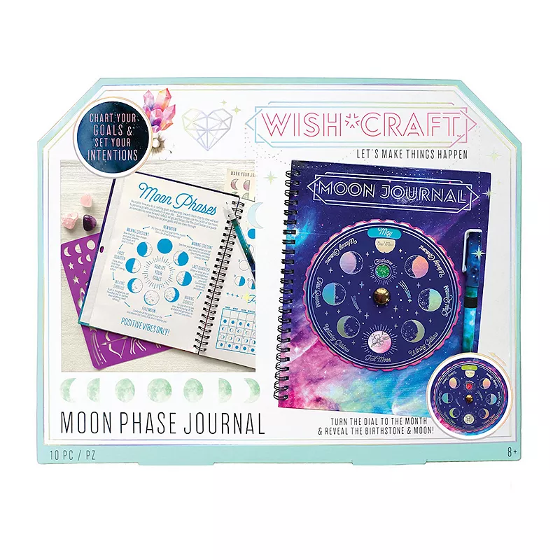 Bright Stripes Wish*Craft Moon Phase Journal