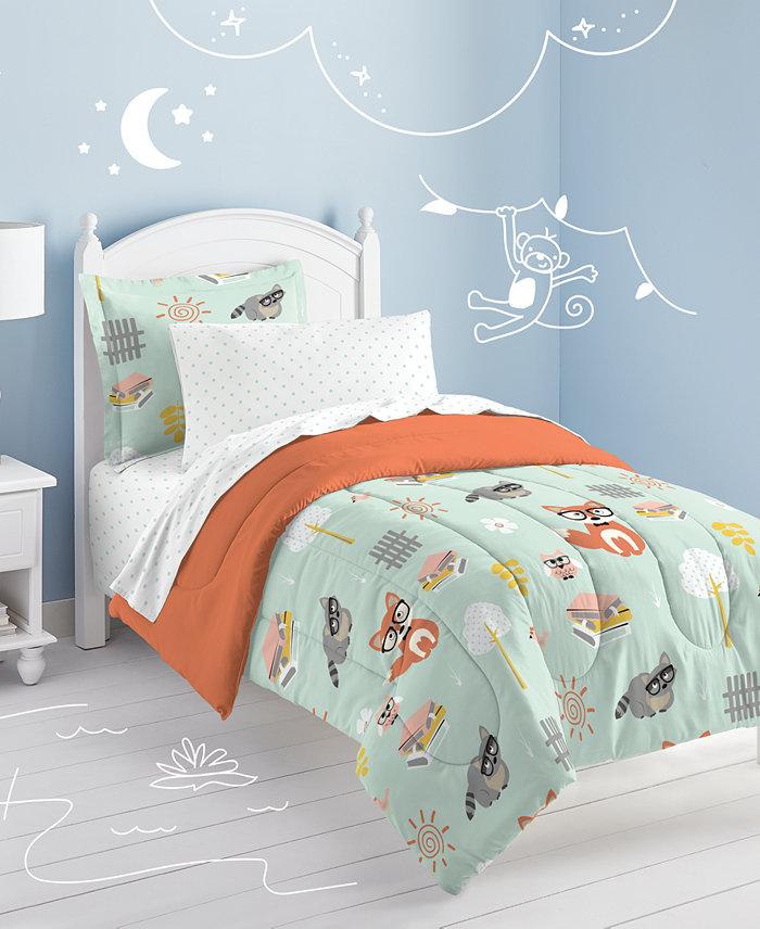 Macys Dream Factory Woodland Friends Twin Comforter Set