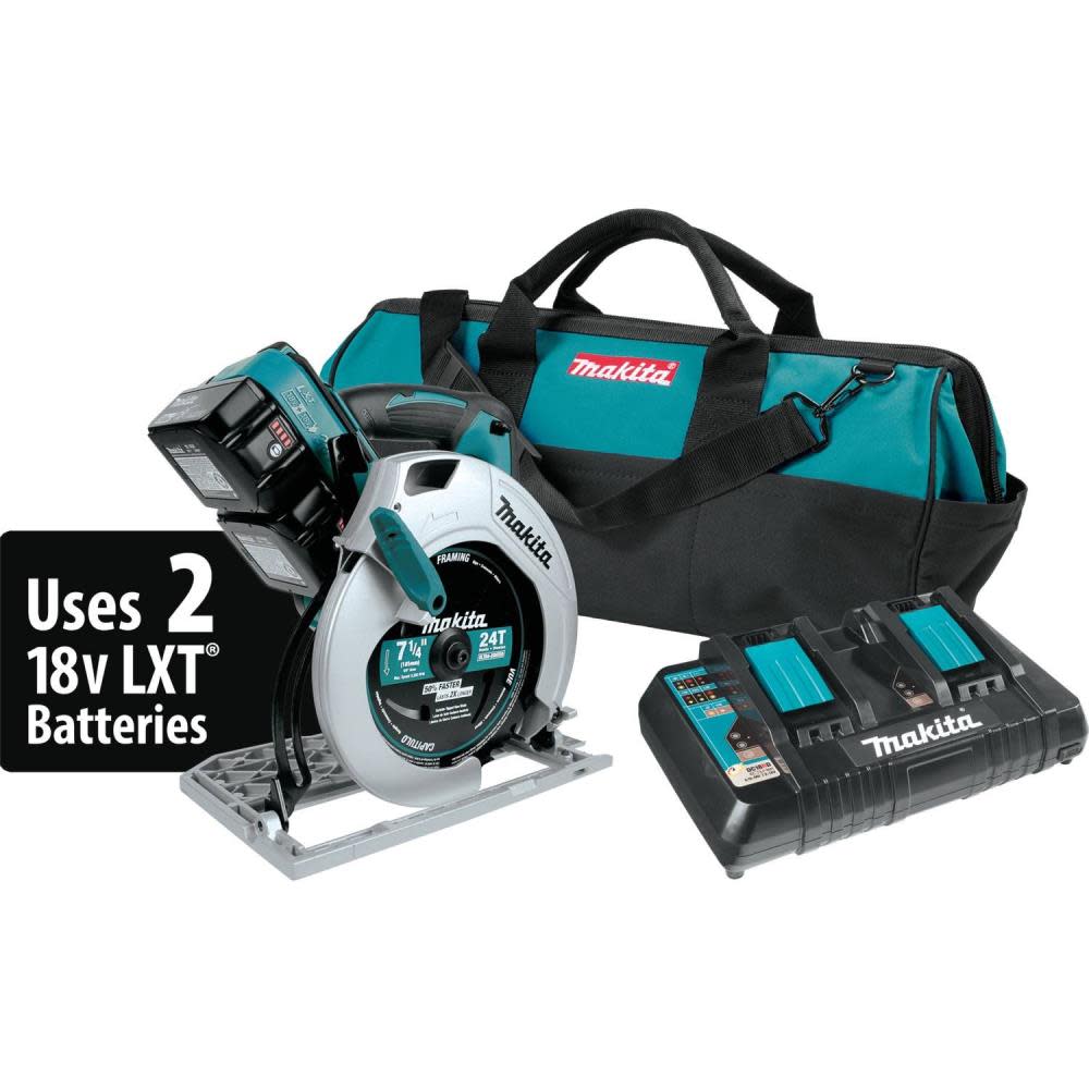 18V X2 LXT Lithium-Ion (36V) Cordless 7-1/4 In. Circular Saw Kit (5.0Ah) ;