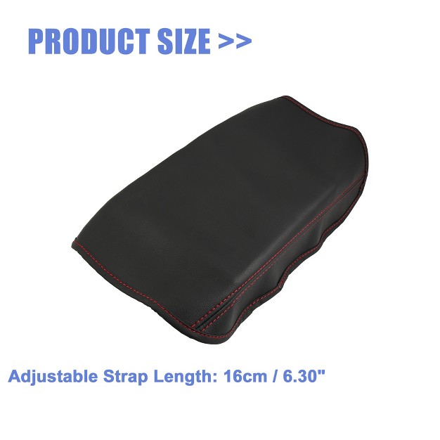 Unique Bargains Microfiber Leather Armrest Protector Cover For Honda Accord 2018 2022 Black