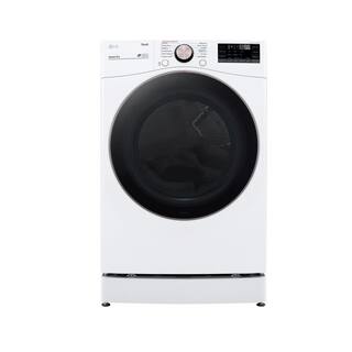 LG 27 in. Short ADA Compliant Laundry Pedestal in White WDPS2W