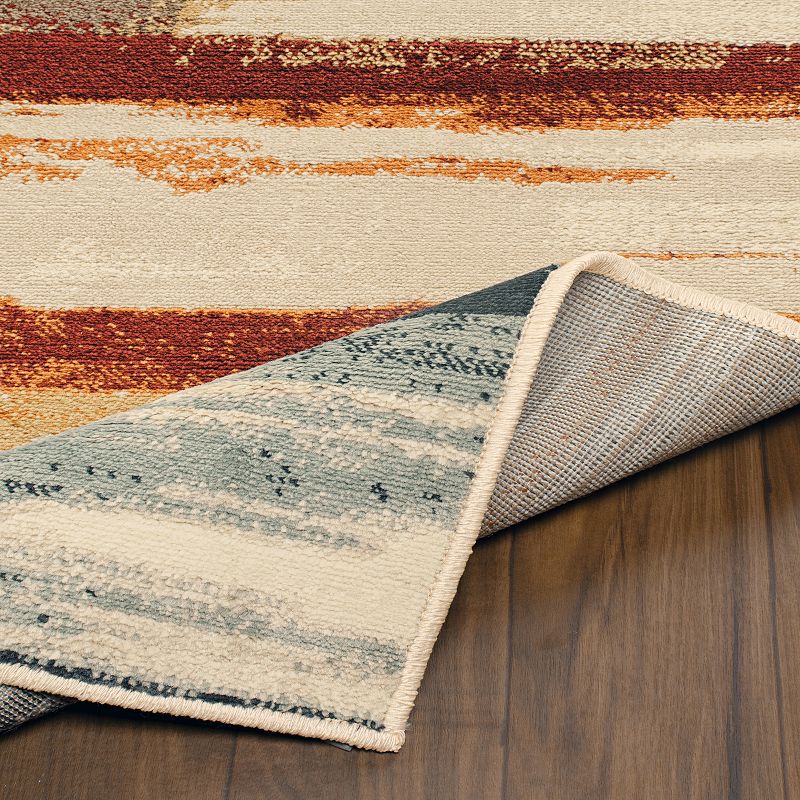 SUPERIOR Rothco Modern Abstract Striped Indoor Area Rug