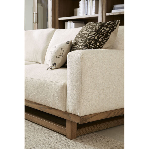 Floating Track Uph White Brown Sofa