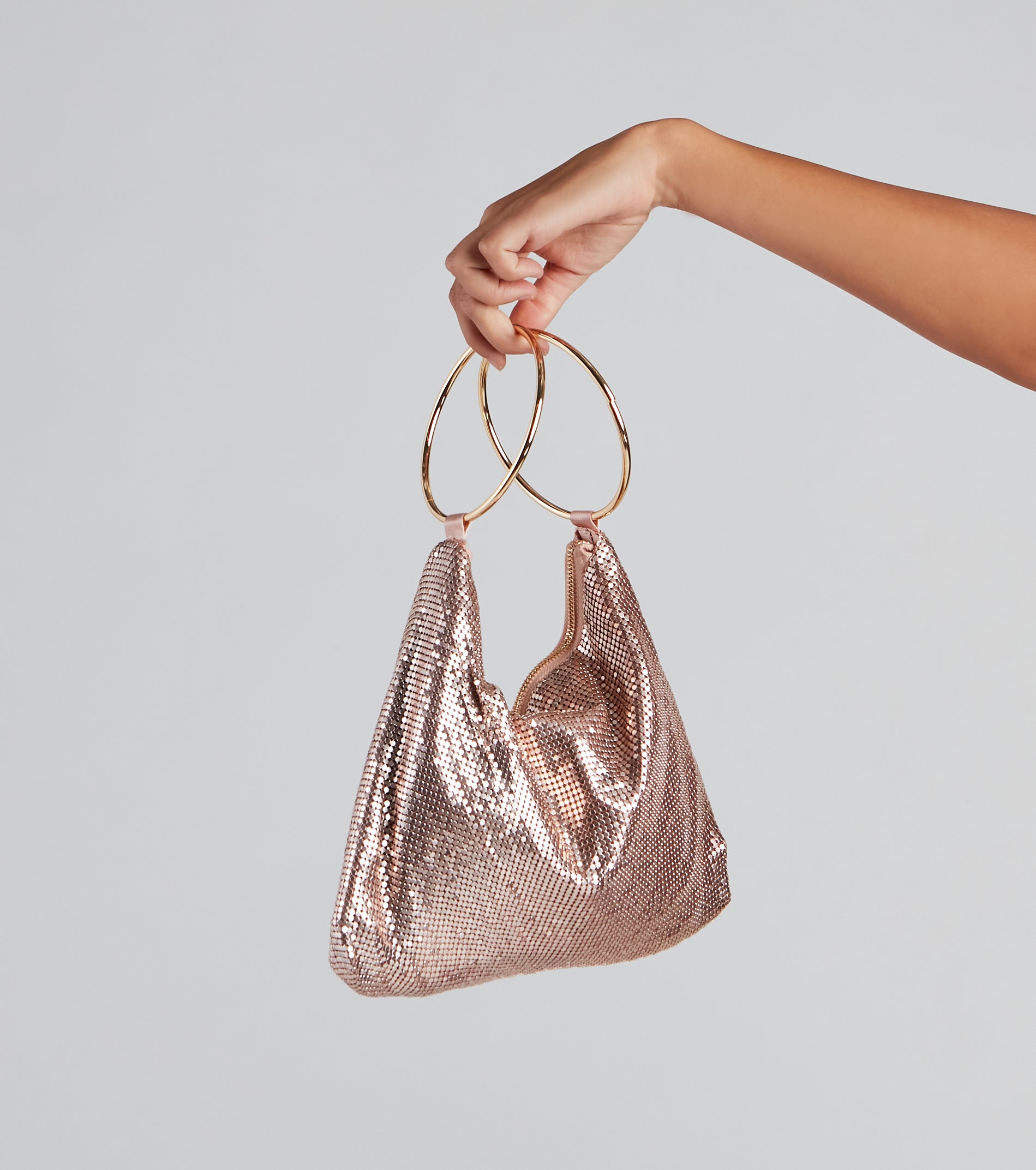 Life Of The Party Glitzy Mesh Bag