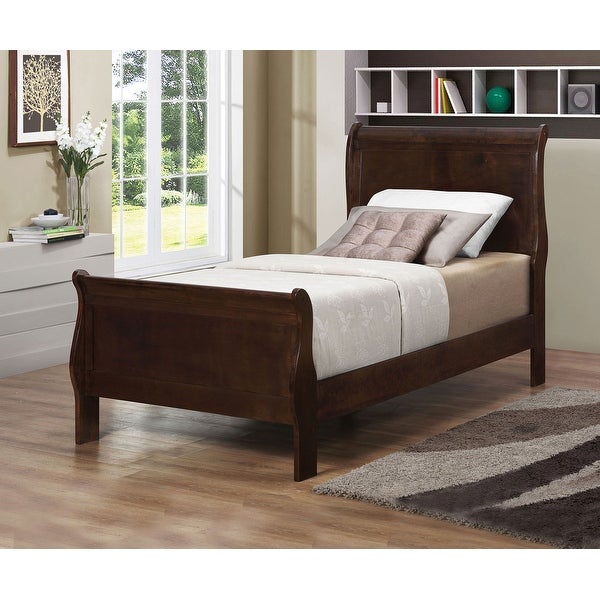 Bruno Traditional Cappuccino 4-piece Bedroom Set - - 33988017