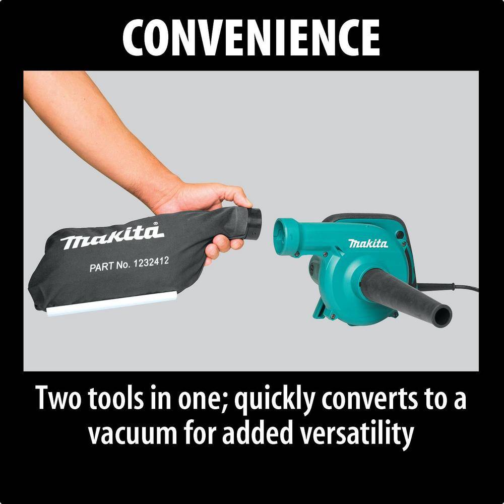 Makita 203 MPH 145 CFM 6.8 Amp Electric Blower UB1103