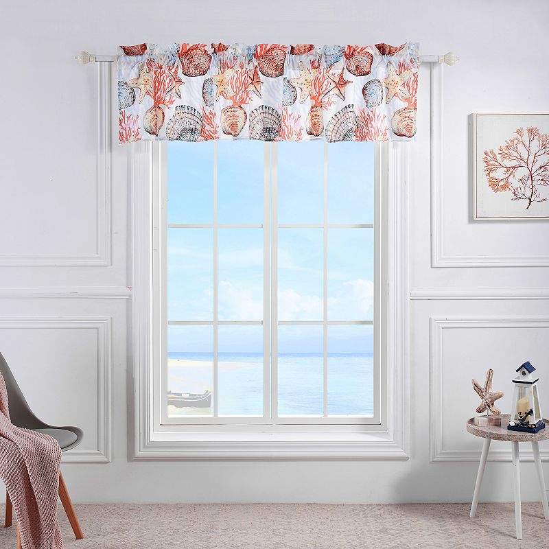 Greenland Home Fashions Beach Days Window Curtain or Valance