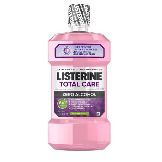 Listerine Zero Alcohol Total Care Fresh Mint Mouth...