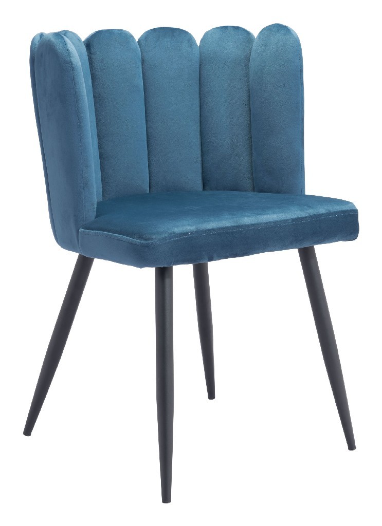 Zuo Modern Adele Chair Blue  (Set of 2) - Zuo 101525