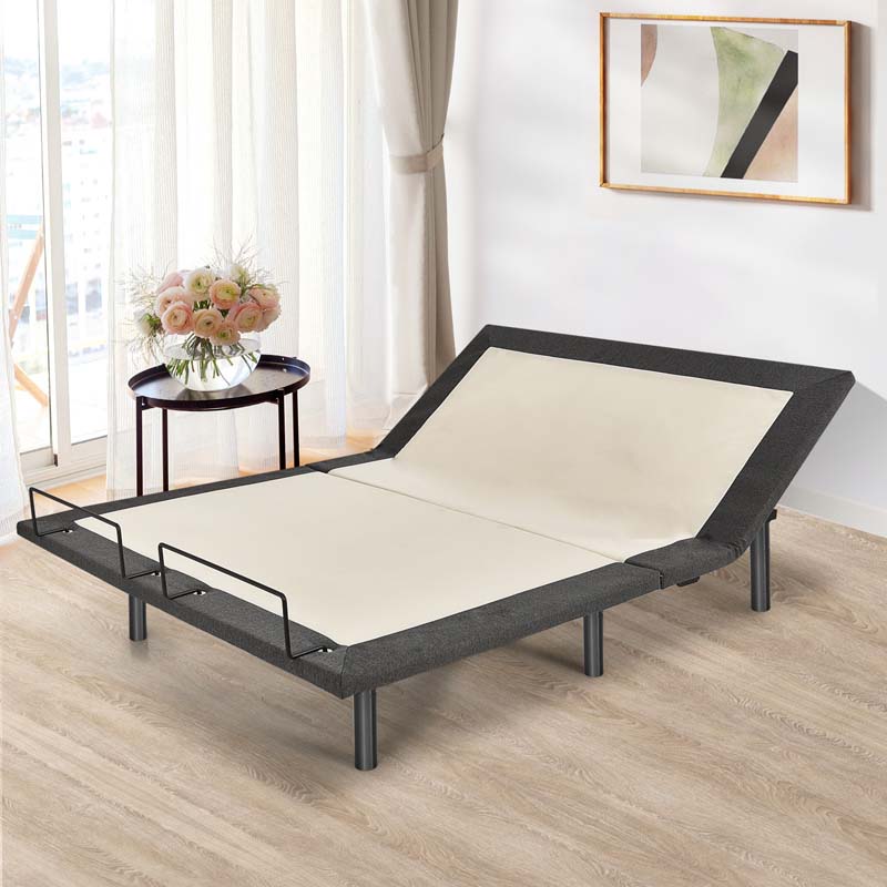 Adjustable Bed Base with Wireless Remote, Zero Gravity Smart Electric Bed Frame with Massage Modes