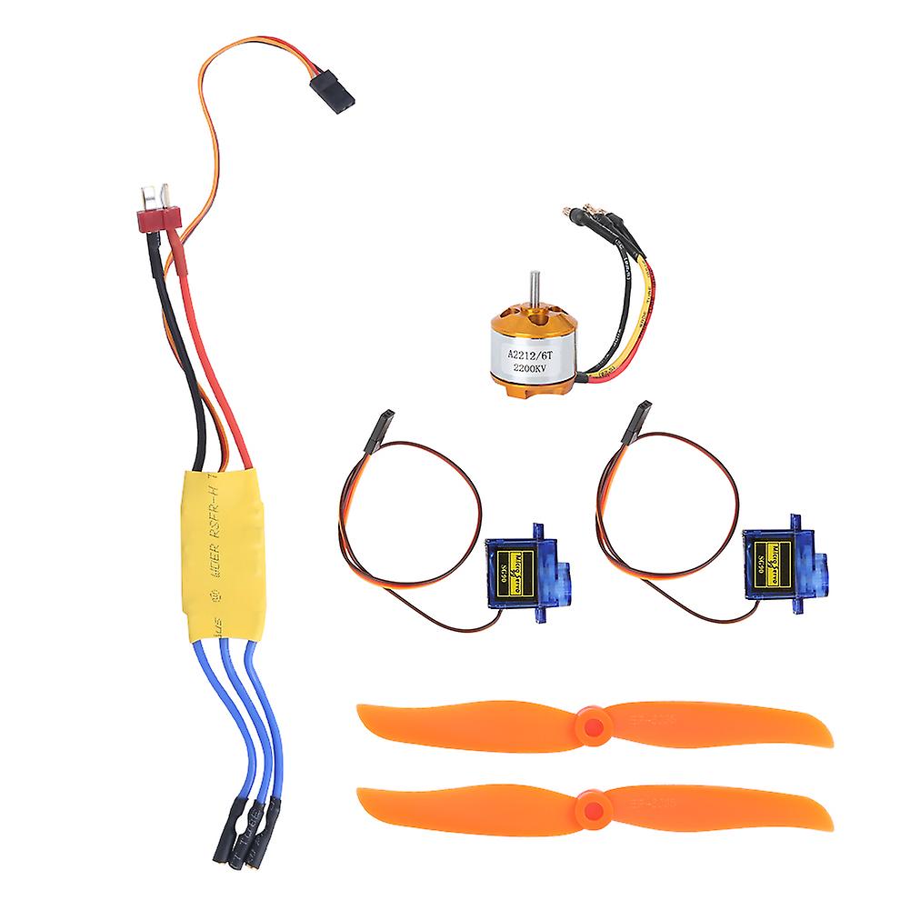 A2212 2200kv Brushless Motor 30a Esc Sg90 9g Micro Servo 6035 Propeller For Rc Plane(2200kv Motor 6035 Propeller 9g Servo 30a Esc )