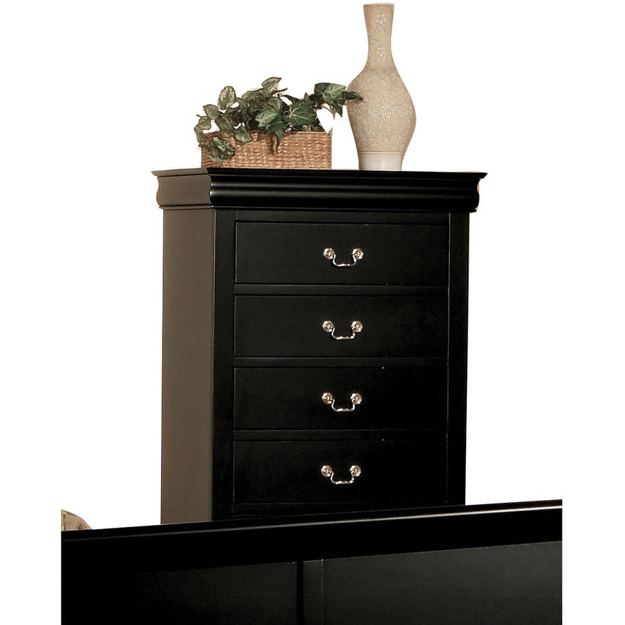 Acme Furniture Louis Philippe III Chest with Five Drawers, Multiple Finishes