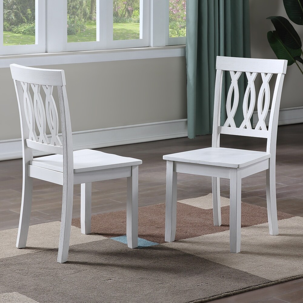 Porch   Den Nella White Side Chair (Set of 2)