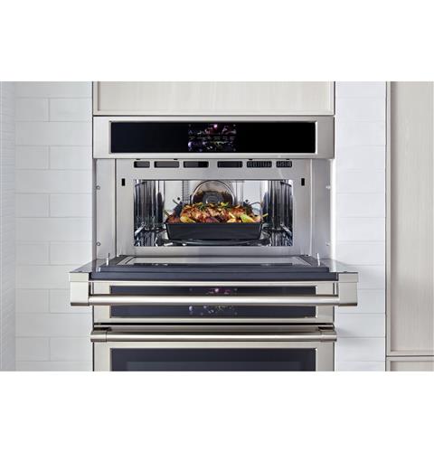 Monogram ZSB9132NSS 30quot Five in One Wall Oven with 120V Advantium Tec