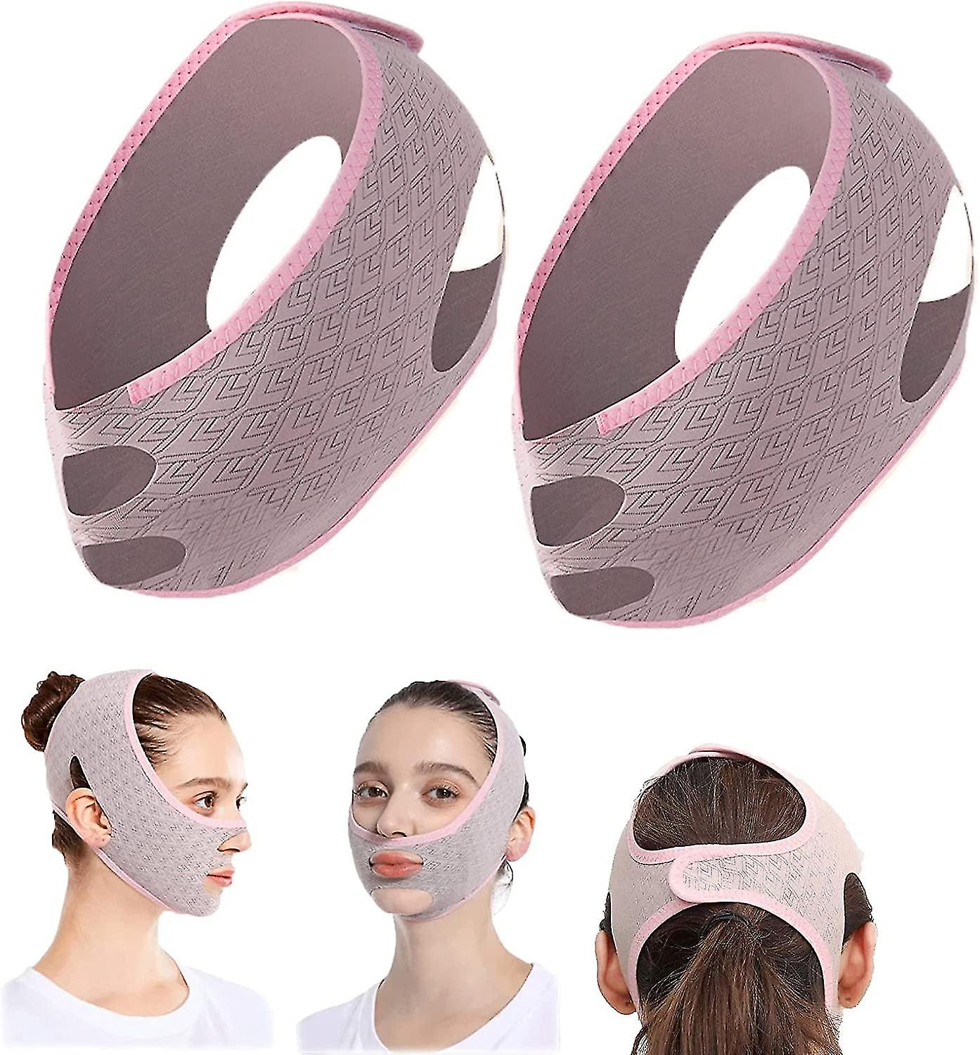 Beauty Face Sculpting Sleep Maskv Line Lifting Mask Facial Slimming Strap，double Chin Reducer， Chin Up Mask Face Lifting Belt