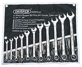 Draper 29546 11 Piece Imperial Combination Spanner Set