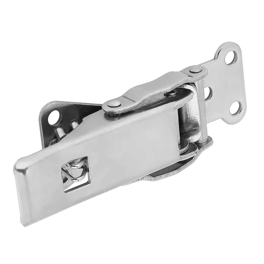 Stainless Steel Hardware Cabinet Case Spring Loaded Latch Catch Toggle Hasp