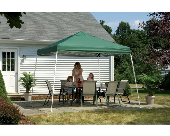 ShelterLogic 12 x 12 HD Series Pop Up Canopy， Green Cover - 22589