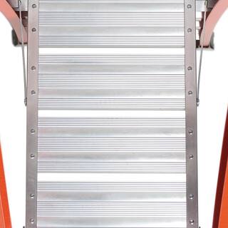 Louisville Ladder 8 ft. Fiberglass Pinnacle Platform Ladder with 300 lbs. Load Capacity Type IA Duty Rating FXP1708