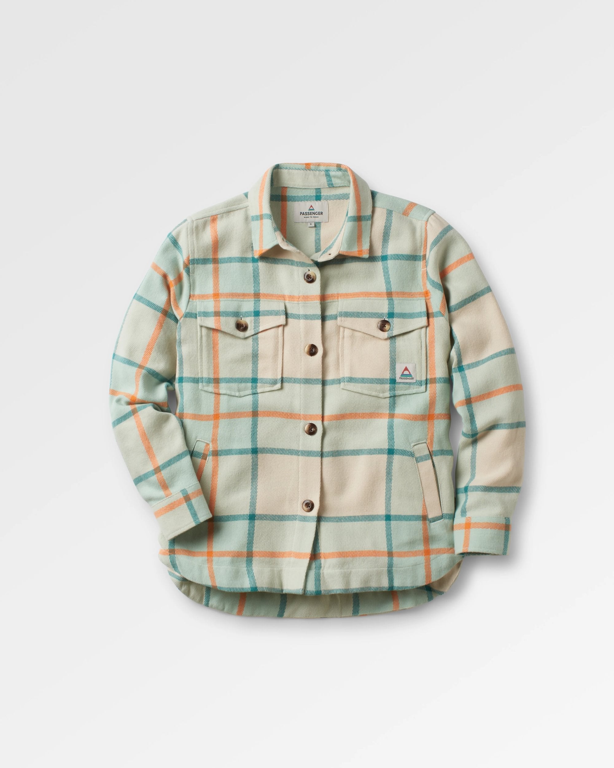 Stella Organic Cotton LS Shirt - Surf Spray Check