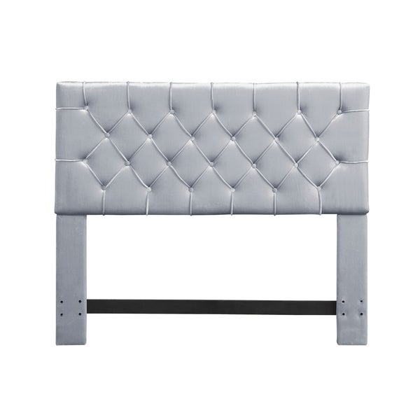 Chic Home Emer Velvet Upholstered Diamond-tufted Headboard - - 21529728