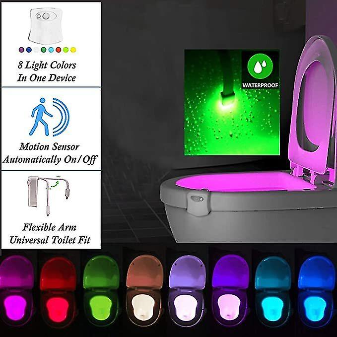 Miman Fun Bathroom Lighting Add On Toilet Bowl Seat