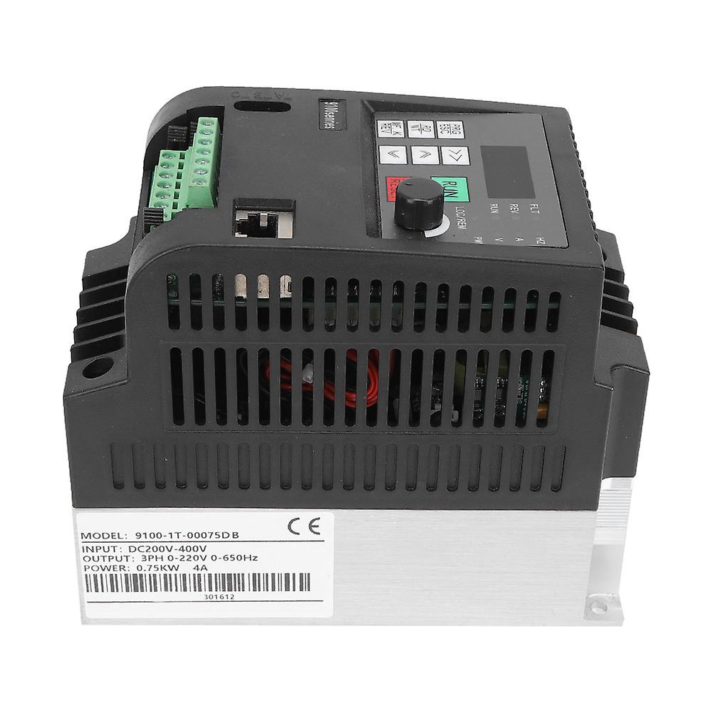 Nflixin@ Solar Inverter Pv Frequency Converter Dc200-400v Input 3-phase 0-220vac Output0.75kw