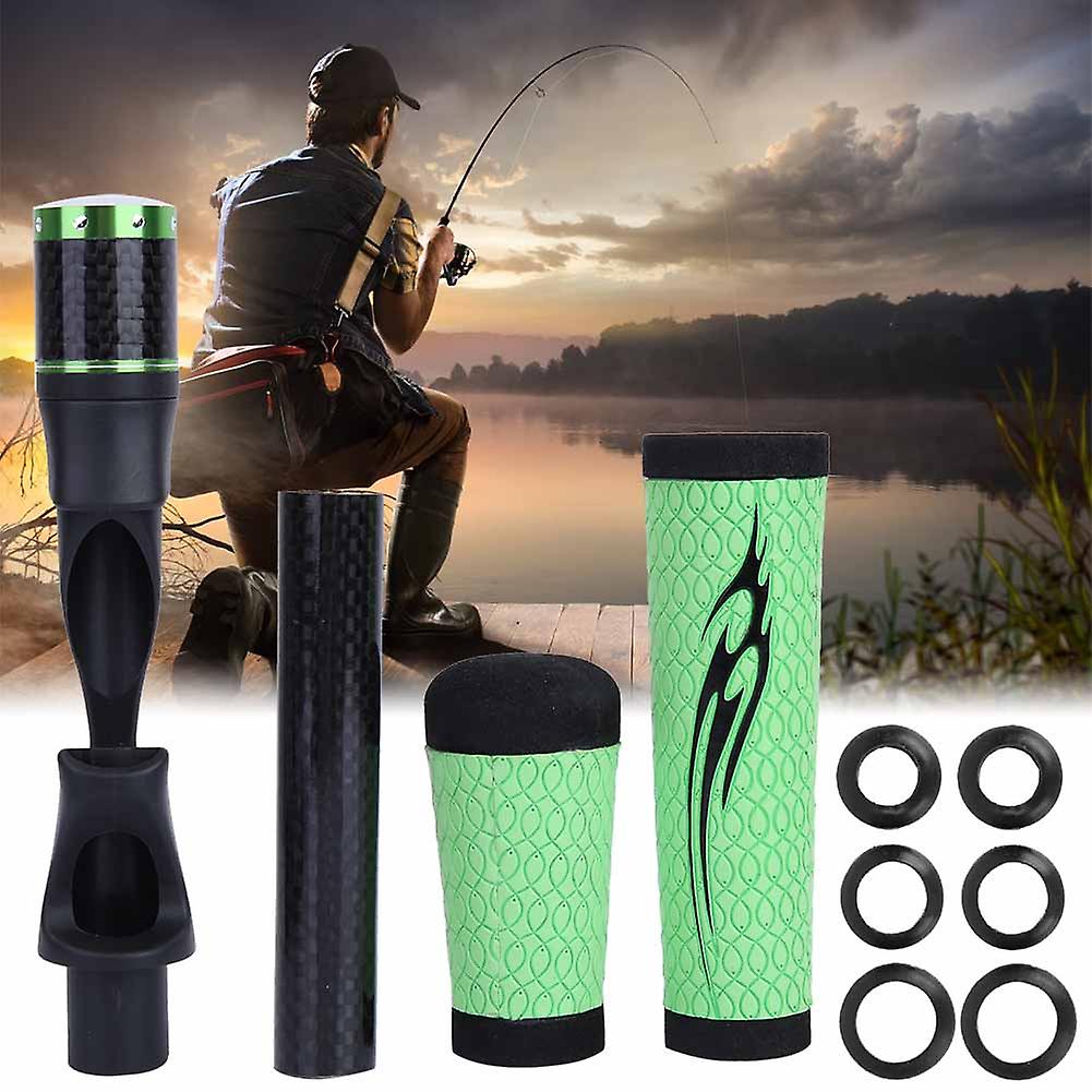 Set-wtspg Soft Pu Spinning Fishing Rod Handle For Rod Building Grip With Reel Seat