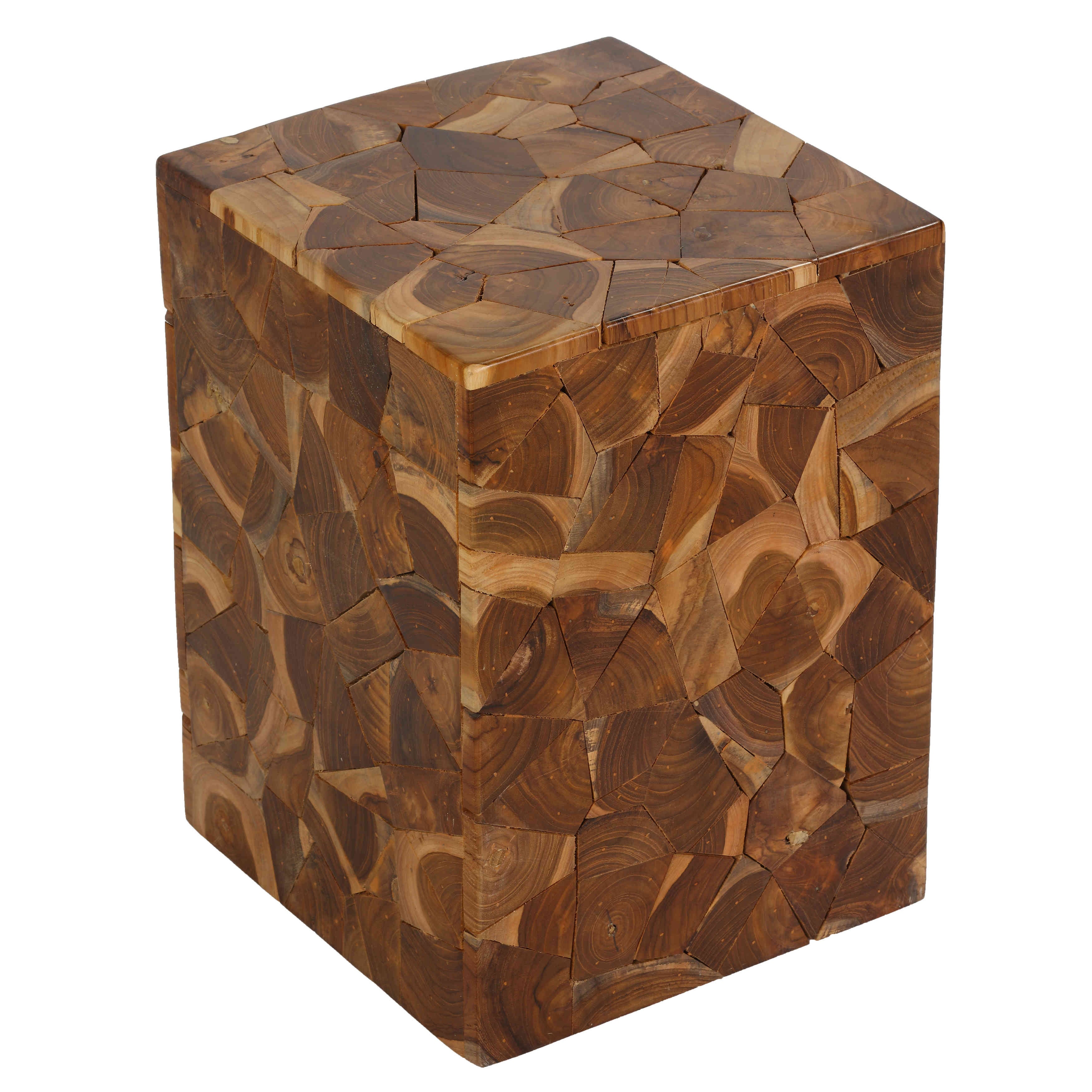 Bare Decor Puzzle Accent Table in Teak