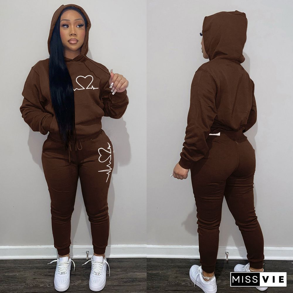 Winter Clothes Sportswear Hoodies Sweatpants Tracksuit