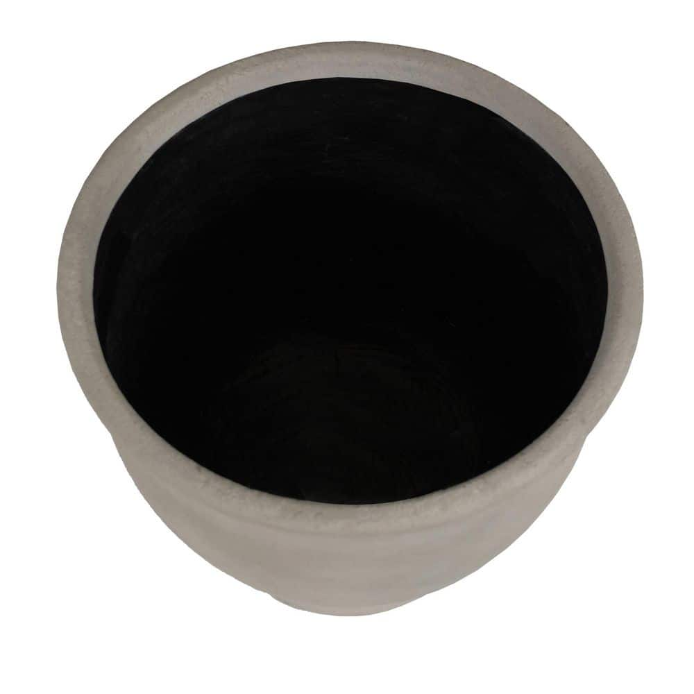 PRIVATE BRAND UNBRANDED Light 10 in. Cement Urn Planter LHDPTCLCU10X9N