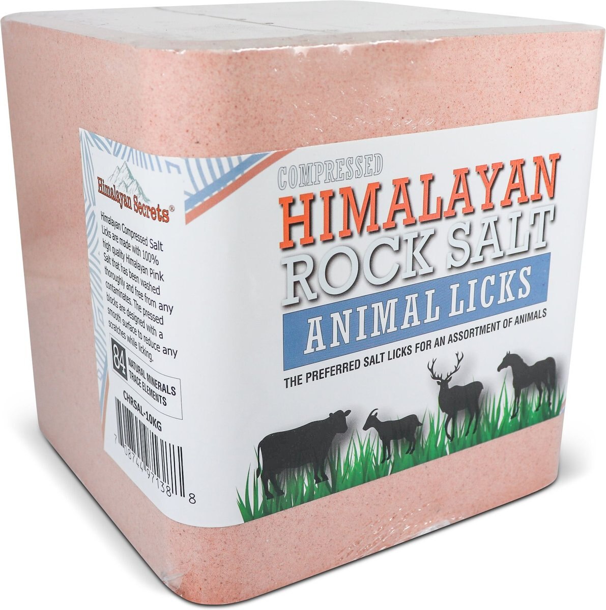 Himalayan Secrets All-Natural Compressed Himalayan Rock Salt Block