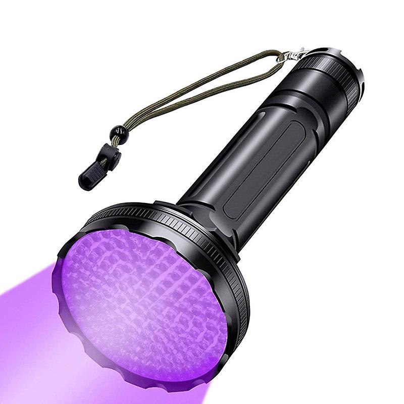 128LED purple fluorescent agent detection flashlight