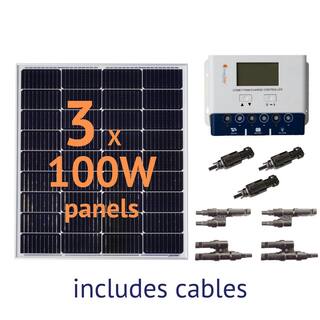 Grape Solar 300-Watt Off-Grid Solar Panel Kit GS-300-KIT