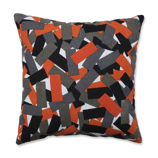 Halloween Tabs Square Throw Pillow Orange Pillow Perfect