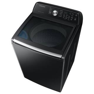  4.7 cu.ft. Large Capacity Smart Top Load Washer with Active WaterJet in Brushed Black WA47CG3500AV